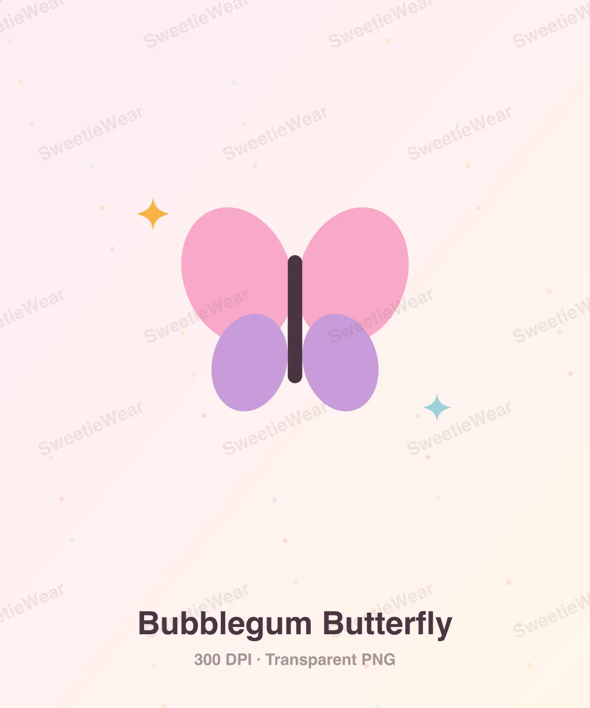 Bubblegum Butterfly watermarked preview