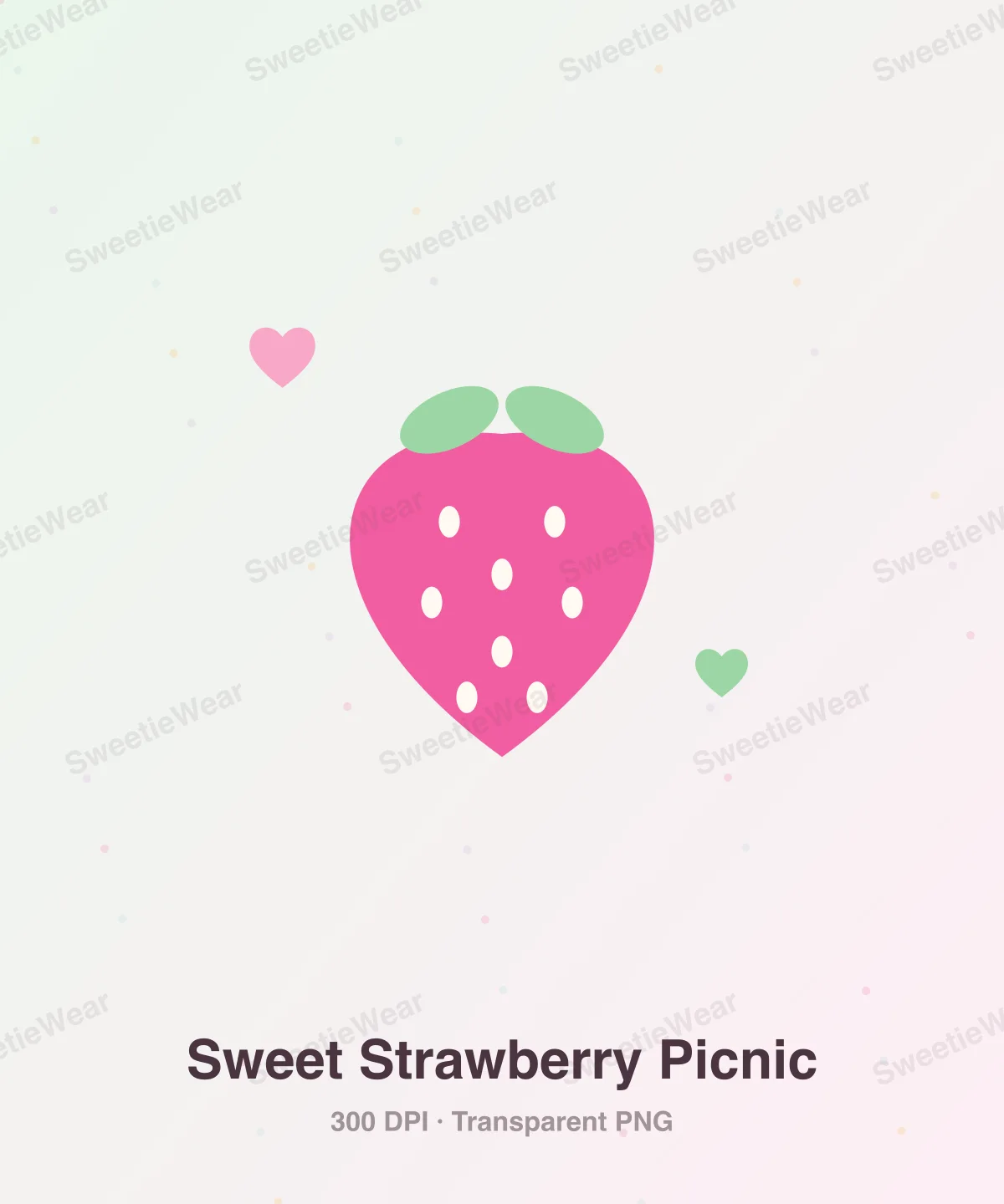 Sweet Strawberry Picnic watermarked preview